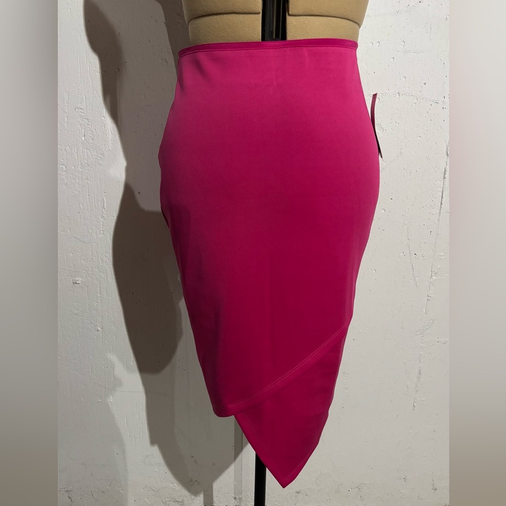 Bisou Bisou Fuchsia Pencil Skirt